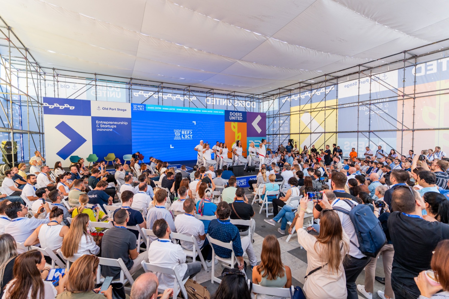 A full house at the Doers Summit main stage